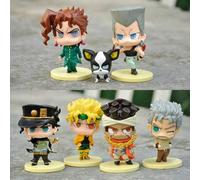 Shein Adornos de escritorio de 's Bizarre Adventure, figuras periféricas de la maravillosa aventura de la familia JO JO, miniaturas, muñecos de Qiao Rono Po