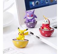 Shein Adornos ornamentales de vaso Pokémon Blind Box: Eevee hada, Hoja nueva, Gato, Pikachu jugando, Adornos de escritorio para el hogar y la oficina, Regal