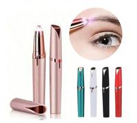 Shein Afeitadora eléctrica de cejas para mujeres, moldeadora de cejas, removedora de vello facial, afeitadora de cejas automática tipo bolsillo