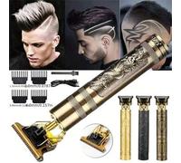 Shein Afeitadora eléctrica multifuncional para hombres, con maquinilla de afeitar, kit de corte de cabello T9 para hombre con recortadora de cabello inalámb