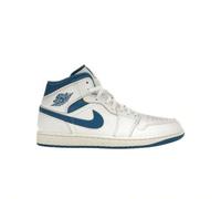 Shein Air Jordan 1 Mid Men's Trainers Sneakers White Industrial Blue Sail FN5215