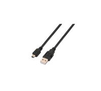 Shein AISENS A101-0024 cable USB 1 m USB 2.0 USB A Mini-USB B Negro