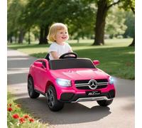 Shein AIYAPLAY Coche Eléctrico para Niños Mercedes-Benz GLC, Coupé Coche de Batería 12V con Mando a Distancia 2,4 G Motor Doble Arranque Progresivo 3-5 km/h