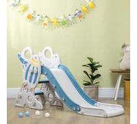 Shein AIYAPLAY Tobogán Infantil Tobogán para Niños de 18-36 Meses con 3 Escaleras Antideslizantes Carga 30 kg para Interior Hogar 157x46,5x80 cm