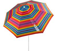 Shein Aktive - Sombrilla playa antiviento 200 cm o 220 cm, Max Air, multicolor, octogonal, oxford con protección UV50 y revestimiento plateado, 8 varillas f