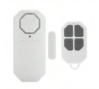 Shein Alarma inalámbrica de puerta y ventana con control remoto, alarma de seguridad de alto decibelio de 130dB, sistema antirrobo y antiintrusión para puer