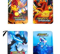 Shein Álbum de cartas Pokémon, álbum coleccionista de mascotas monstruos de bolsillo que contiene 400 cartas (cartas no incluidas)