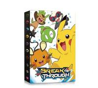 Shein Álbum grande de Pokémon de 432 piezas con 9 bolsillos, libro de almacenamiento de tarjetas, cuaderno grande cargado con brillantes para jugar al juego