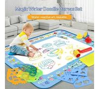 Shein Alfombra mágica para dibujar con agua, juguete extra grande reutilizable de alfombra de agua para dibujar, manta para pintar, dibujo para niños, regal