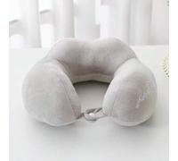 Shein Almohada de cuello para viaje, almohada de sueño, reposacabezas en forma de U adorable, almohada de cuello acolchada y cálida, almohada de cuello para