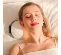 Shein Almohada de espuma de memoria con alivio del cuello, alimentada por USB, con masaje de calor y vibración, ideal para comodidad y relajación antes del