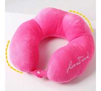 Shein Almohada de viaje para el cuello, almohada para dormir, almohada de cabeza en forma de U linda, almohada para el cuello suave y cálida, almohada de vi