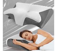 Shein Almohada viscoelástica, almohada para el cuello, almohada para dormir ideal para los que dormimos de lado. Perfecto para el verano, un gran regalo pa