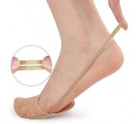 Shein Almohadillas metatarsianas, calcetines de espuma de silicona suave para el antepié, calcetines medios antideslizantes, adecuados para todo tipo de zap