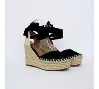Shein Alpargatas Valencia, sandalias con cuña alto con plataforma de verano, para Playa Oficina Vacaciones