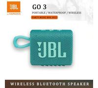 Shein Altavoz Bluetooth JBL Go 3 con potentes subwoofers de graves, sonido estéreo, para uso en exteriores, Go3 portátil y inalámbrico, original de JBL