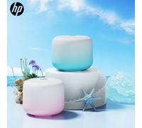 Shein Altavoz inalámbrico Bluetooth 5.3 portátil HP BTS07, combinación de colores de dopamina, altavoz impermeable para exteriores, refuerzo de graves, comp