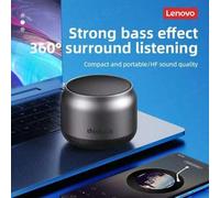 Shein Altavoz inalámbrico Bluetooth portátil Hifi Lenovo K30, resistente al agua, altavoz exterior con caja de música de graves envolvente, con micrófono, e