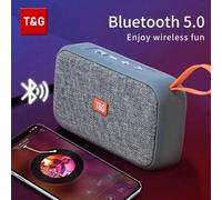 Shein Altavoz inalámbrico Bluetooth, radio FM portátil y mini, altavoz de subgraves impermeable, altavoz estéreo recargable para exteriores con manos libres