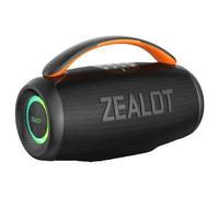 Shein Altavoz inalámbrico ZEALOT P11 de 50 W, portátil para exteriores, con Bluetooth. Batería de larga duración de 6000 mAh, con luces RGB, hasta 8 horas d