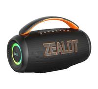 Shein Altavoz inalámbrico ZEALOT P12 de 60 W, portátil para exteriores, con Bluetooth. Batería de larga duración de 8000 mAh, con luces RGB, hasta 8 horas d