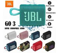 Shein Altavoz portátil inalámbrico Bluetooth JBL GO 3 / GO3, altavoces JBL mini, altavoz portátil para exteriores, audio de bajo grave para deportes, baterí