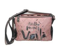 Shein ANEKKE | Bolso Bandolera Anekke Parisian para Mujer â Bolso Mediano Multicolor â Bolso Bandolera con Cremallera â 3 Compartimentos â Bandolera