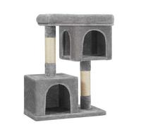 Shein Árbol para Gatos, Torre para Gatos de 67/74/84/101 cm, S/M/L/XL, para Gatos Grandes de hasta 3/5/7/20 kg, Plataforma Grande para Gatos, 2 Cuevas para