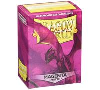 Shein Arcane Tinmen ART11026 Dragon Shield Standard Sleeves Nein Matte Size 100pk-Magenta, Multicoloured, 100 Count