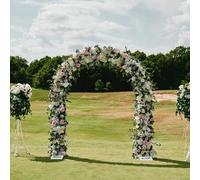 Shein Arco de Globos: Decoración Boda Arco de Jardín de Metal para Plantas Trepadoras Arcos para Boda Kit de Soporte con Estructura Fija Fondo Photocall par