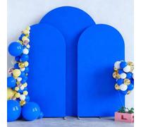 Shein Arco en azul zafiro, 1.5m, 1.8m, 2m, 2.2m Funda de arco para boda, Tela de licra ajustada de 2 caras para fondo de arco, Adecuado para decoración de a