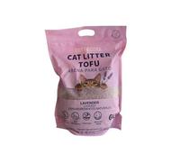 Shein Arena para Gatos 6 L de Tofu ecológico Vegetal, Vainilla, Café y Lavanda Lecho natural para Gatos Libre de Polvo Arena Natural Aglomerante ,Arena para