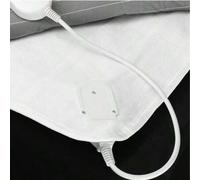 Shein ARISE - Manta Eléctrica 150x80cm 60W - Suave y Cálida para Cama, Sofá o Invierno, Color Blanco