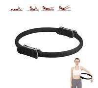 Shein Aro de Pilates para Entrenamiento de Yoga con Doble Asa. Resistencia y Flexibilidad para piernas y Brazos.