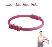 Shein Aro de Pilates para Entrenamiento de Yoga con Doble Asa. Resistencia y Flexibilidad para piernas y Brazos.