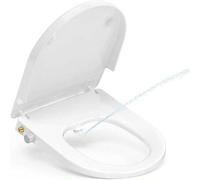 Shein Asiento de inodoro universal con bidé, YEAUPE PRO Asiento de inodoro Índigo con forma O blanda de Cieler con apertura rápida para una limpieza fácil,