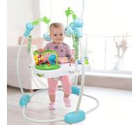 Shein Asientos saltarines, sillas saltarinas, juegos para niños pequeños a partir de 9 meses, mesas de actividades, asientos saltarines colgantes, columpios