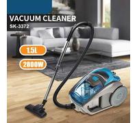 Shein Aspiradora sin bolsa de 2800 W - Filtración multiciclónica - Cabezal de cepillo extraíble - Para suelos duros, alfombras y pelos de mascotas