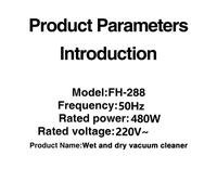 Shein Aspiradora vertical y trapeador 3 en 1 con succión potente continua, filtración HEPA y un tanque XL de 800 ml