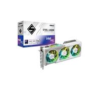 Shein ASRock Intel ARC B580 Steel Legend 12 GB OC 2800 MHz 19 Gbps 192 Bit GDDR6 7680 x 4320 650 W Triple Fan tarjeta gráfica
