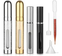 Shein Atomizador de perfume recargable Hyber&Cara, botella de spray vacía para perfume, loción después del afeitado, tónico, atomizador de perfume de viaje