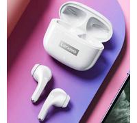 Shein Audífonos Bluetooth LP40PRO, sonido HIFI de media inserción, larga duración de batería, llamadas HD, control táctil inteligente, resistente al sudor c