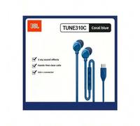 Shein Auriculares alambricos tipo C JBL TUNE310C - Audífonos intraurales con sonido estéreo Hi-Fi para computadora y teléfonos con interfaz USB-C