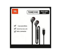 Shein Auriculares alambricos tipo C JBL TUNE310C - Auriculares intrauriculares de sonido estéreo de alta fidelidad para computadoras y teléfonos con interfa