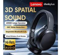 Shein Auriculares Bluetooth inalámbricos verdaderos tipo over-ear de Lenovo, para juegos de computadora, deportes electrónicos con cancelación de ruido, ade