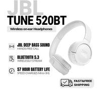 Shein Auriculares Bluetooth JBL TUNE 520BT, auriculares inalámbricos con cancelación de ruido, 57 horas de duración de batería, Bluetooth 5.3