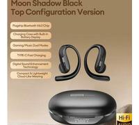 Shein Auriculares Bluetooth Lenovo AC100, Bluetooth 6.0, pantalla LED de energía, calidad de sonido HiFi, cancelación de ruido ENC, modo de juego y música d