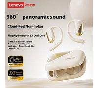 Shein Auriculares Bluetooth Lenovo, estilo colgante de oreja, auriculares inalámbricos de ajuste abierto para deportes, juegos, música, Bluetooth 5.4, compa
