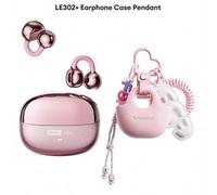 Shein Auriculares Bluetooth Lenovo LE302 con clip de oreja y estuche protector colgante, diseño de oído abierto, sonido estéreo envolvente, baja latencia pa