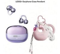 Shein Auriculares Bluetooth Lenovo LE302 con estuche protector y colgante, de clip, de oído abierto, sonido panorámico estéreo envolvente de alta fidelidad,